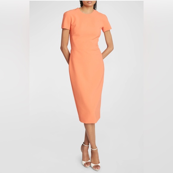 Victoria Beckham Crepe Sheath Dress- Sz 6 - Picture 3 of 12